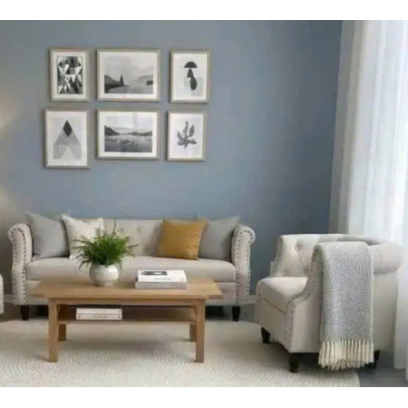 QH23-03 : Bộ Ghế Sofa Phòng Khách Viền Đinh Tán - 2 Món